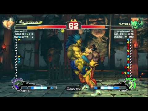 SSF4 AE Ver. 2012: pikotan525 [Dee Jay] vs. yamdeee0728 [Blanka] - PSN Ranked Match