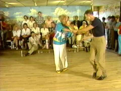 1986 - Beach Shaggers Hall of Fame - Induction Dance Frances Hyman Nichols with Rufus Wactor