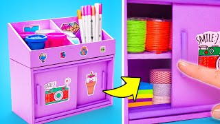 We Built a TWO-Story Organizer?! 💜✂️📐 Epic Cardboard DIY