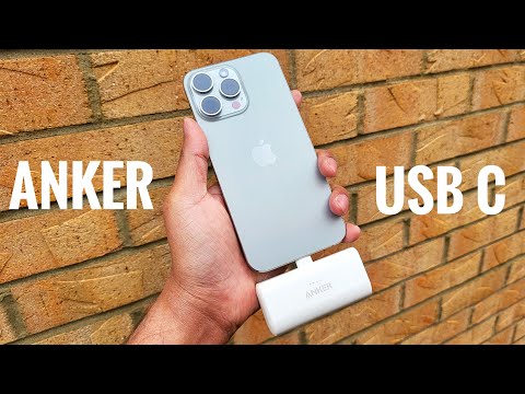 Anker Nano Power Bank (A1653) 22.5W Beige 5000 mAh Павербанк со встроенным USB-C коннектором - фото 1 - id-p2190306302