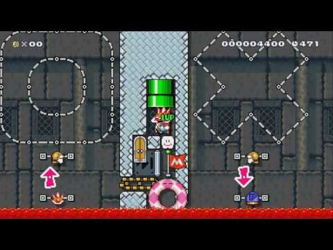 SpinyHat HeadButt　　トゲゾー帽で脳筋マリオ by てすと5789 一SUPER MARIO MAKER一 No Commentary 1AQ