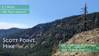 Video Review of the Scott Point hike with footage of its features and terrain.