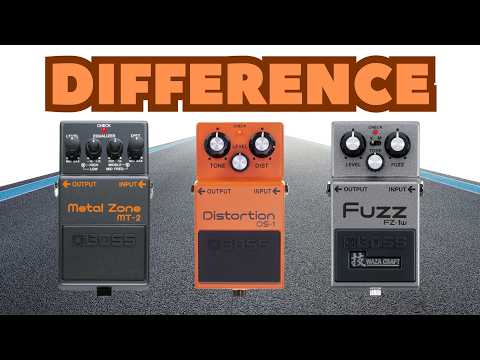 Boss DS-1 vs. Metal Zone vs. FZ-1w