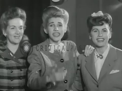 The Andrews Sisters - Boogie Woogie Bugle Boy (V-Disc 1945)