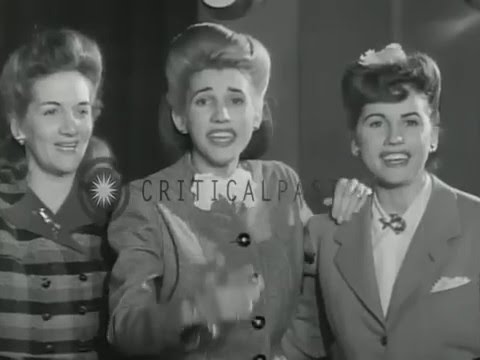 The Andrews Sisters - Boogie Woogie Bugle Boy (V-Disc 1941)