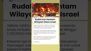 Israel Utara Dilanda Kebakaran seusai Serangan Rudal Iran, Tim Darurat Dikerahkan