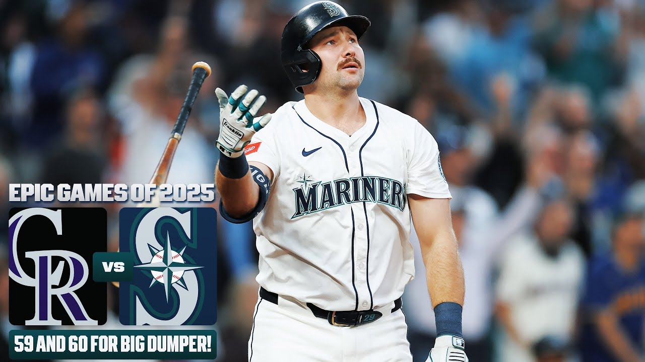 FULL GAME: Cal Raleigh caps off an IMPRESSIVE 2025 season with HRs 59 AND 60! (Rockies vs. Mariners)