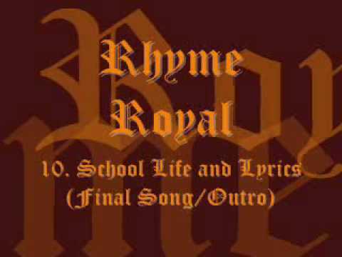 10. Rhyme Royal - School Life and Lyrics (Main Soundtrack).wmv
