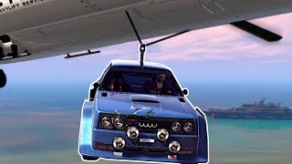 CAR HEIST BY HELICOPTER! - GTA 5 Online Gameplay & Funny Moments