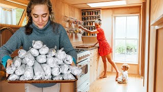 Tiny Kitchen Meal Prep - 45 Burritos in a Day!