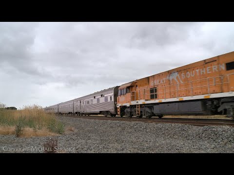 JBRE 2TA8 Great Southern Luxury Passenger Train NR81 & NR31 (1/2/2023) - PoathTV Australian Railways