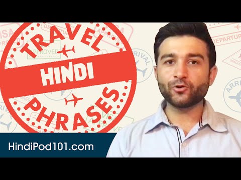 All Travel Phrases You Need in Hindi! Learn Hindi in 20 Minutes!