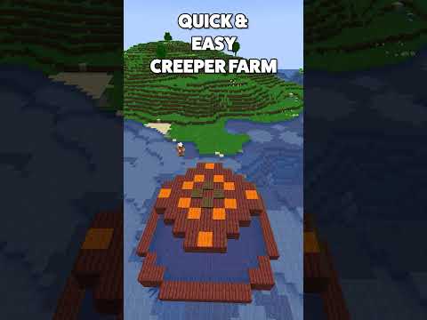 Insane Minecraft Creeper Farm Method Revealed!