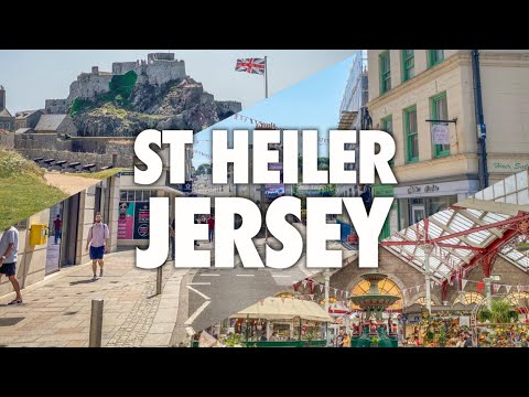 A DAY IN ST HEILER | Capital of JERSEY (Solo Travel Vlog) 4K
