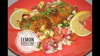 Air Fryer Fried Fish - Lemon Butter Cod - Air Fryer Recipe