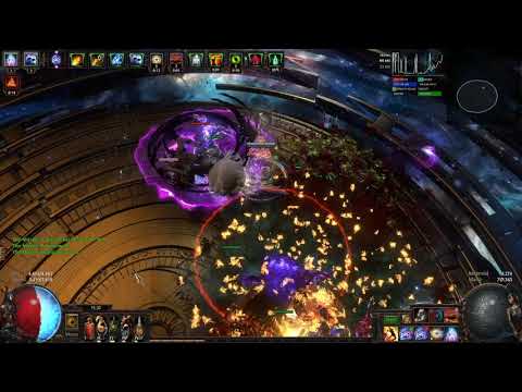 [Path of Exile 3.16 Scourge] Arcanist Brand Detonate Dead Necromancer Deathless simultaneous Feared