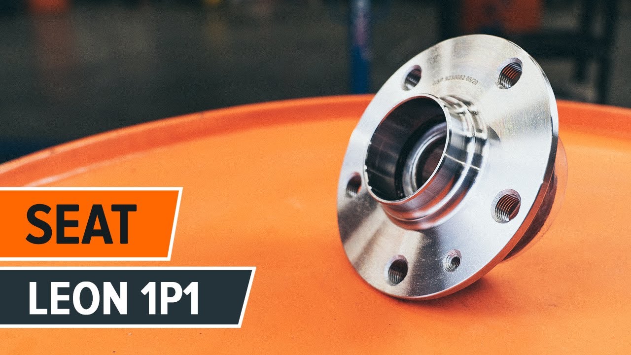 Comment changer : roulement de roue arrière sur Seat Leon 1P1 - Guide de remplacement