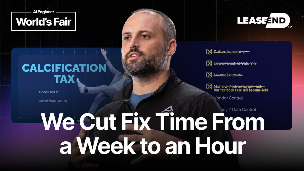 Your Fine-Tuned Model Is Tech Debt: A 50x ROI House of Cards — Dan Bjornn, Lease End