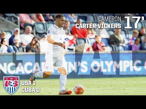 U-23 MNT vs. Cuba: Cameron Carter-Vickers Goal - Oct. 3, 2015