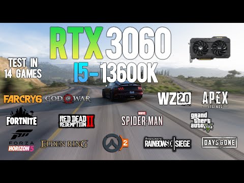 RTX 3060 + I5 13600K : Test in 14 Games at 1080p - RTX 3060 Gaming