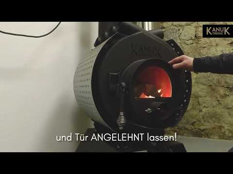 Kanuk® Original Werkstattofen richtig anzünden  Tutorial