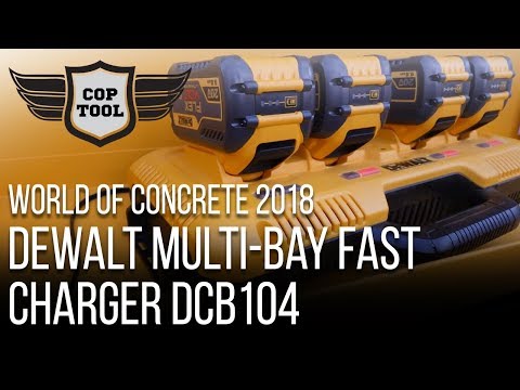 DEWALT keturvietis Įkroviklis DCB104 XR 8A video