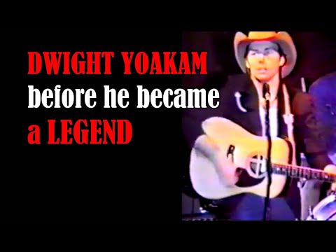 DWIGHT YOAKAM before he became a LEGEND. Live From Houston!