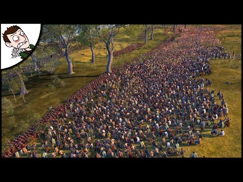 MASSIVE 20000 ROME v GAUL SURVIVAL BATTLE! Ancient Empires Gameplay (Total War Attila Mod)