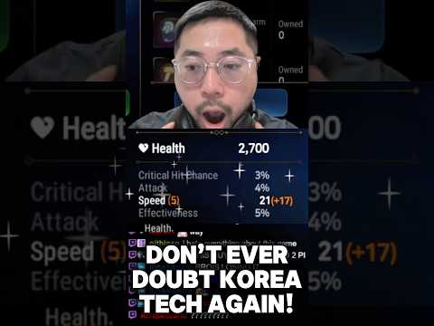 KOREA TECH IS REAL #epicseven #crafting #speed #25 #korea #e7