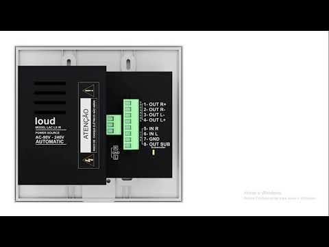 Amplificador De Parede Loud Branco