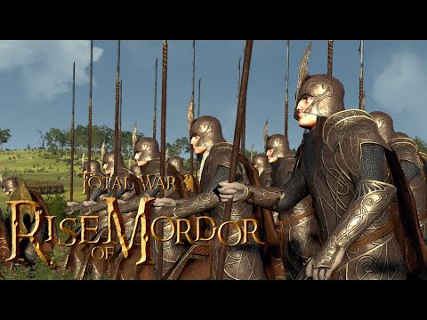 NEW ELVEN UNIT!!! - Total War Rise of Mordor Multiplayer Battle