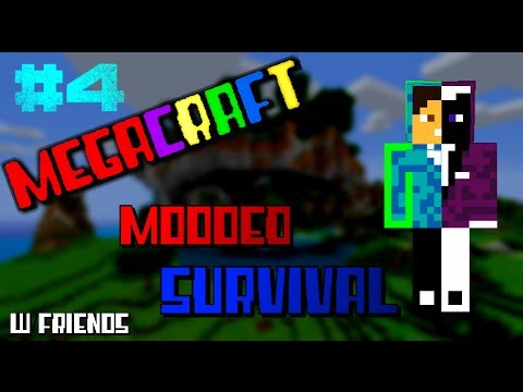 Minecraft MegaCraft Modded Survival #4 FINISHED OIL LABRATORY! w/xMDK