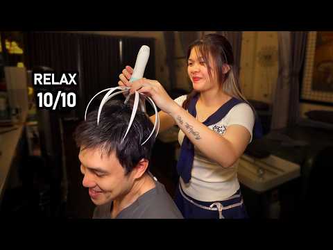 ASMR: Incredible Vietnam Barbershop Full Service (Scalp Care, Shave, Facial, Neck Massage)