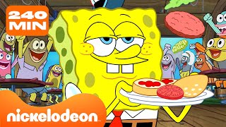 Download lagu SpongeBob | Masak Tanpa Henti Bareng SpongeBob! 🍔 | 4 Jam | Nickelodeon Bahasa mp3
