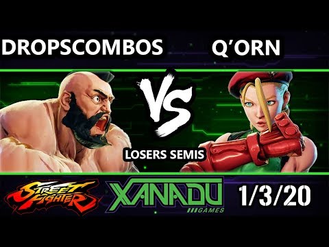 F@X 335 SFV - Dropscombos (Zangief) Vs. Q'orn (Cammy) Street Fighter V Losers Semis