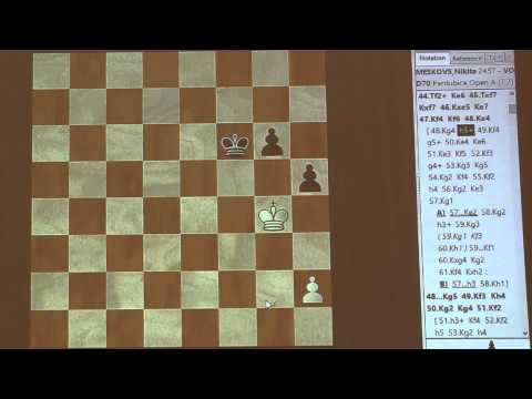 A 7.7. IM Nikita MESKOVS   - GM Evgeny E. VOROBIOV  0 - 1