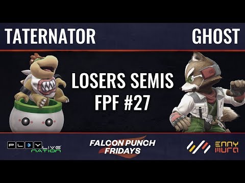 Ronin | R5 Taternator (Bowser Jr.) vs TeS | Ghost (Fox) Losers Semis (FPF27)