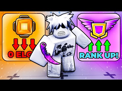 I Used KNIFE ONLY In RANKED! (Roblox Rivals)