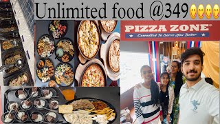PIZZA ZONE |Unlimited food @349 | PIZZA Zone | Begumpet | food vlog|