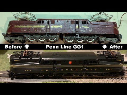 Penn Line HO GG1 Restoration and Review