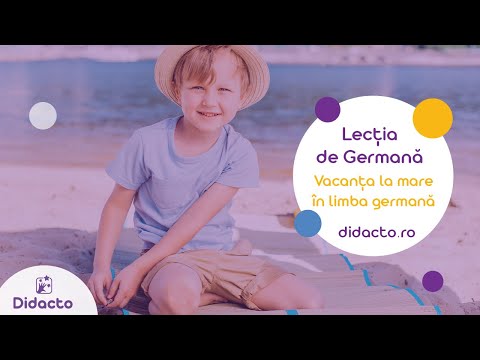 Învață Germană pentru Copii - Lecția 29 - Vacanța la mare în limba germană