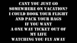 VACATION SIMPLE PLAN LYRICS