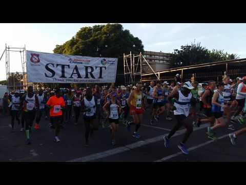 Runners get going at the 2017 Johnson Crane Marathon in Benoni