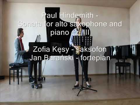 P. Hindemith - Saxophone Sonata