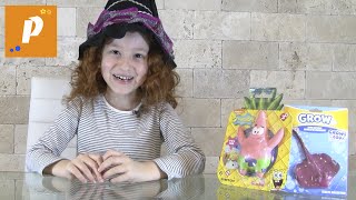 Распаковка растущего электрического ската и тянущегося Патрика , выращиваем ската