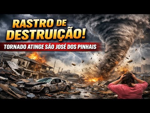 URGENTE |  Tornado atinge São José dos Pinhais e deixa rastro de destruição