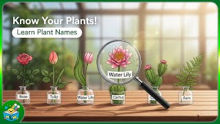 Plants for Kids 🌱 Learn Plant Names, Parts & How They Grow!