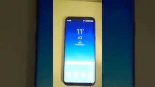How to bring the app menu back in the new samsung S8/S8+.
