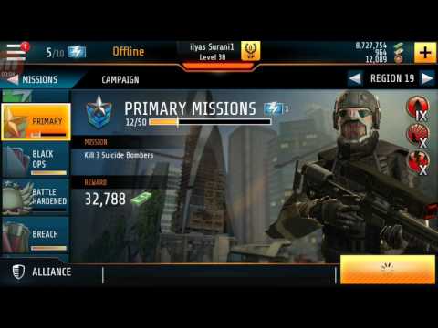 Kill Shot Bravo Region 19=13 Primary Mission Complete