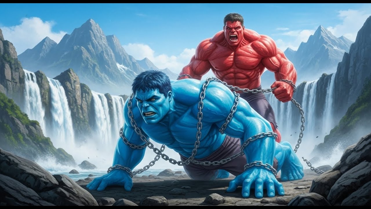 “Blue Hulk vs Red Hulk DESTROYS the Dam… Until Spider-Man’s INSANE Save!”